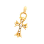 タイニーフィリグリークロス 22Kパヴェダイヤ